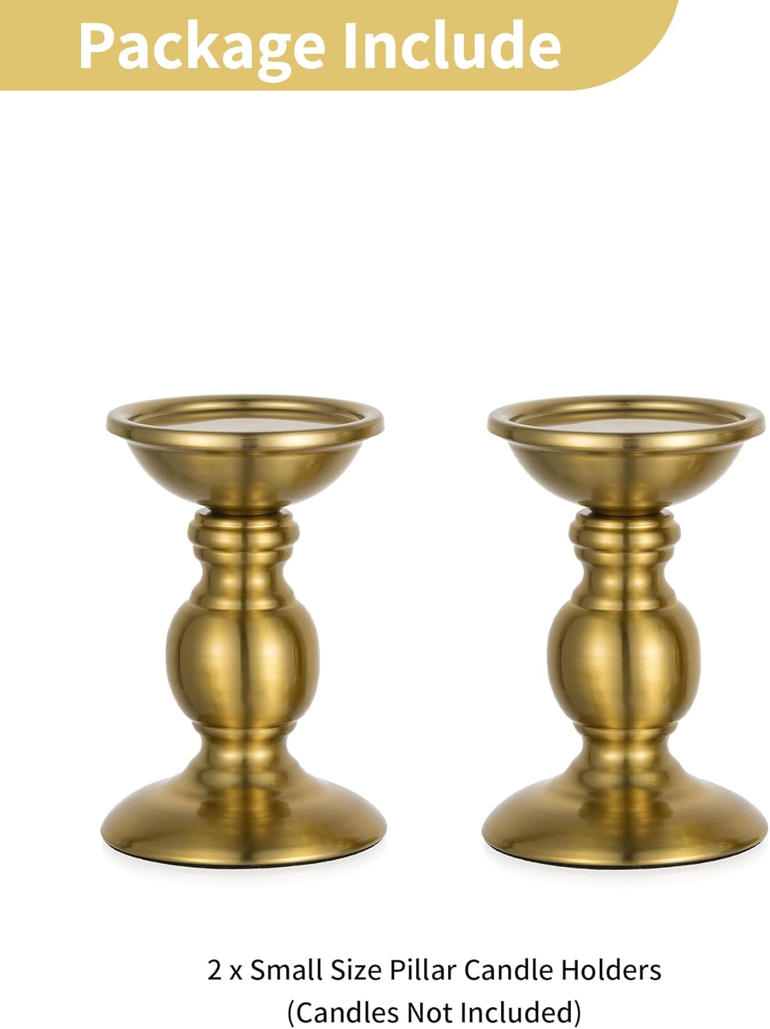 Vintage Luxe Black Pillar Candle - View 5
