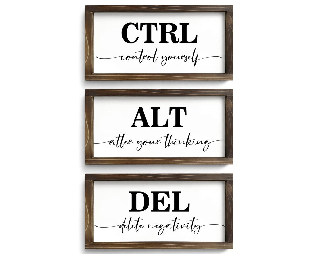 Framed Farmhouse Black Wall Decor — 6"
