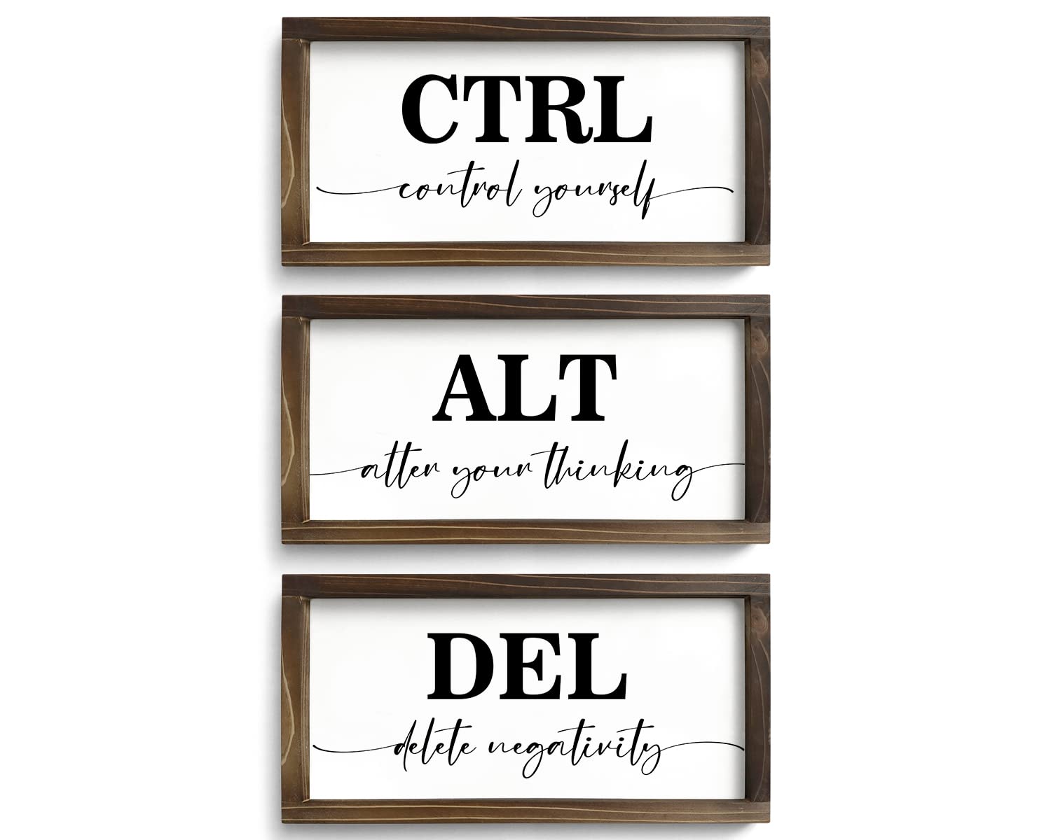 Framed Farmhouse Black Wall Decor — 6"