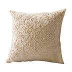 Beige Throw Pillow Cover — 20"