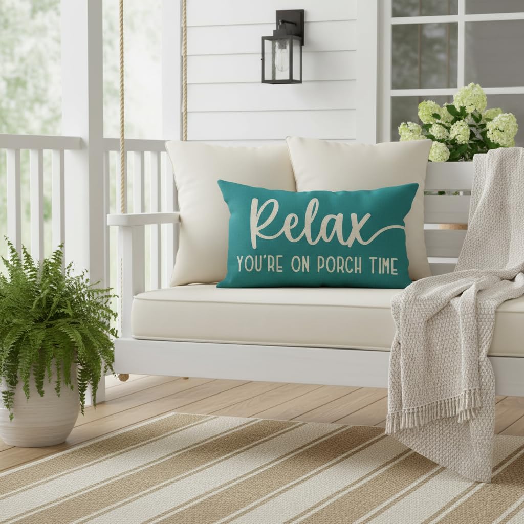 Lumbar Boho Beige Throw Pillow Cover — 20" - View 2