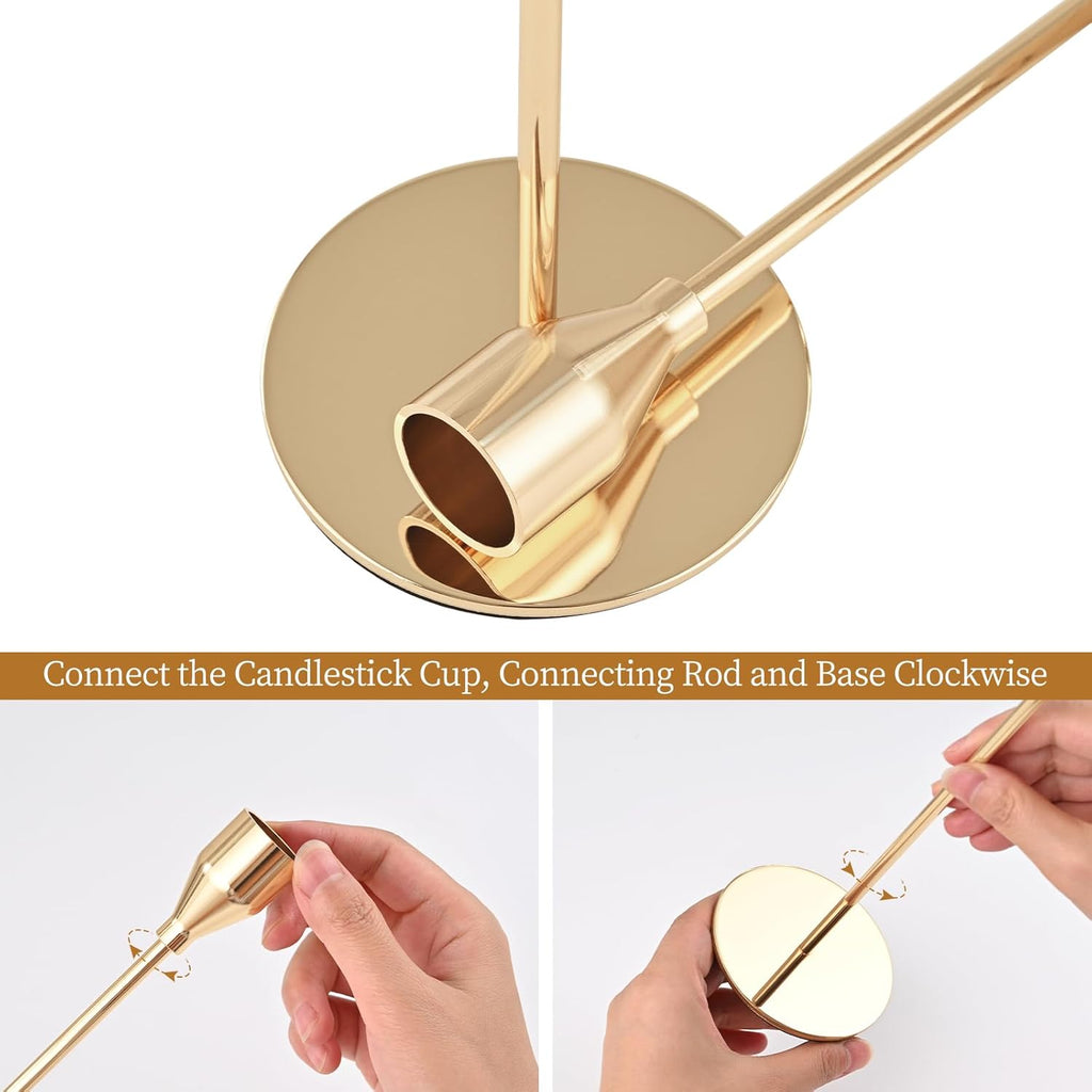 Luxe Gold Candle — 4" - View 5
