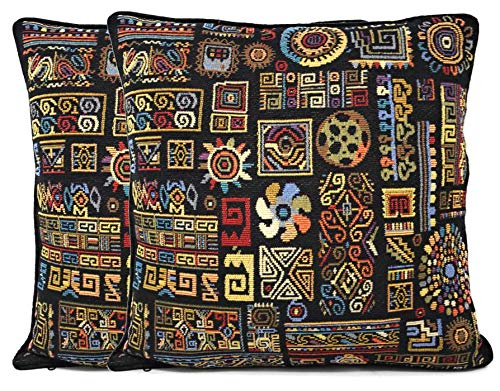 Boho Beige Throw Pillow Cover — 16"