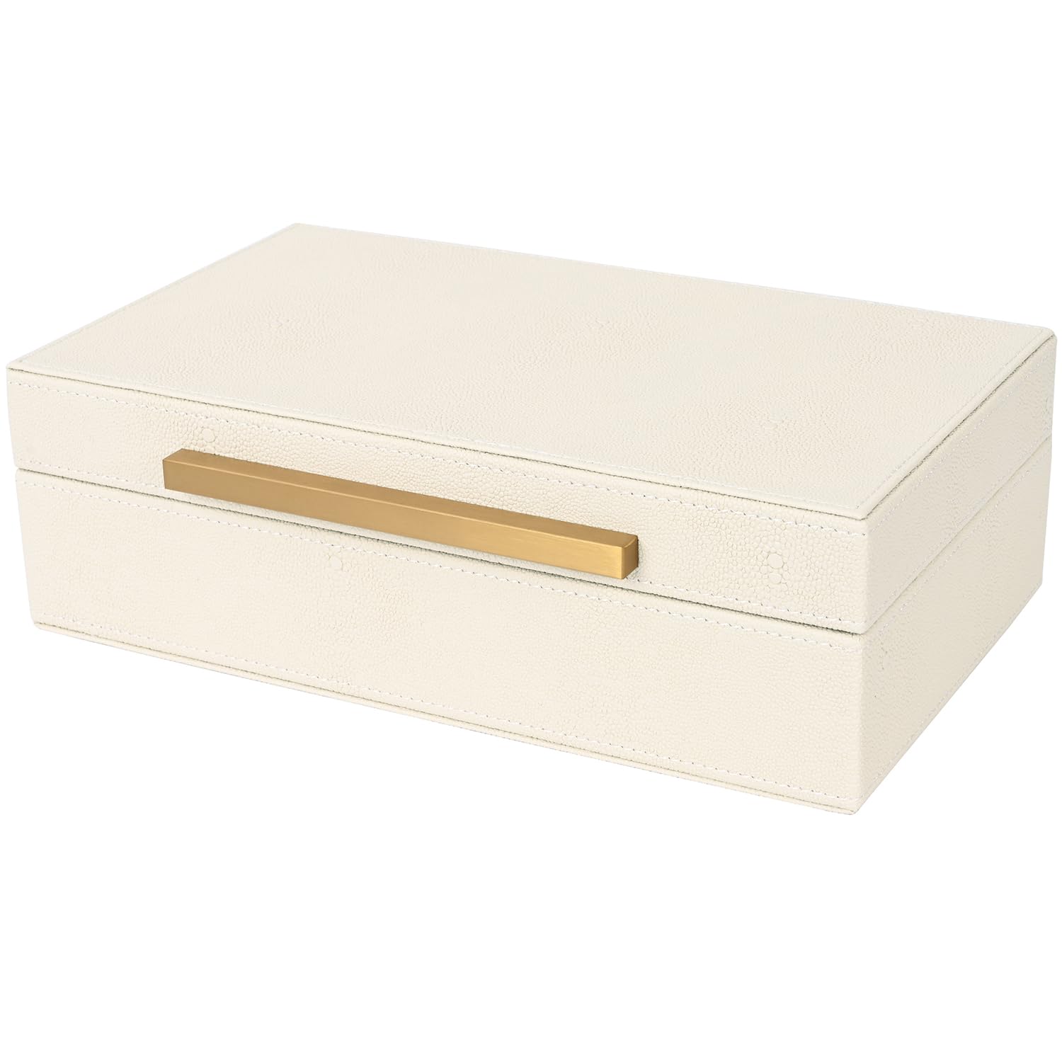 Luxe Beige Storage Basket