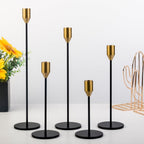 Antique Luxe Metal Candle — Set of 5 - View 7
