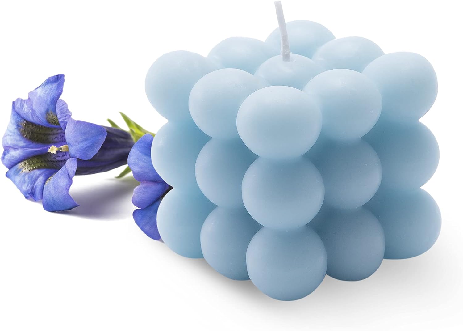 Scented Blue Candle Set — Blue