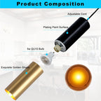Luxe Gold LED Bulb — Set of 3 - View 3