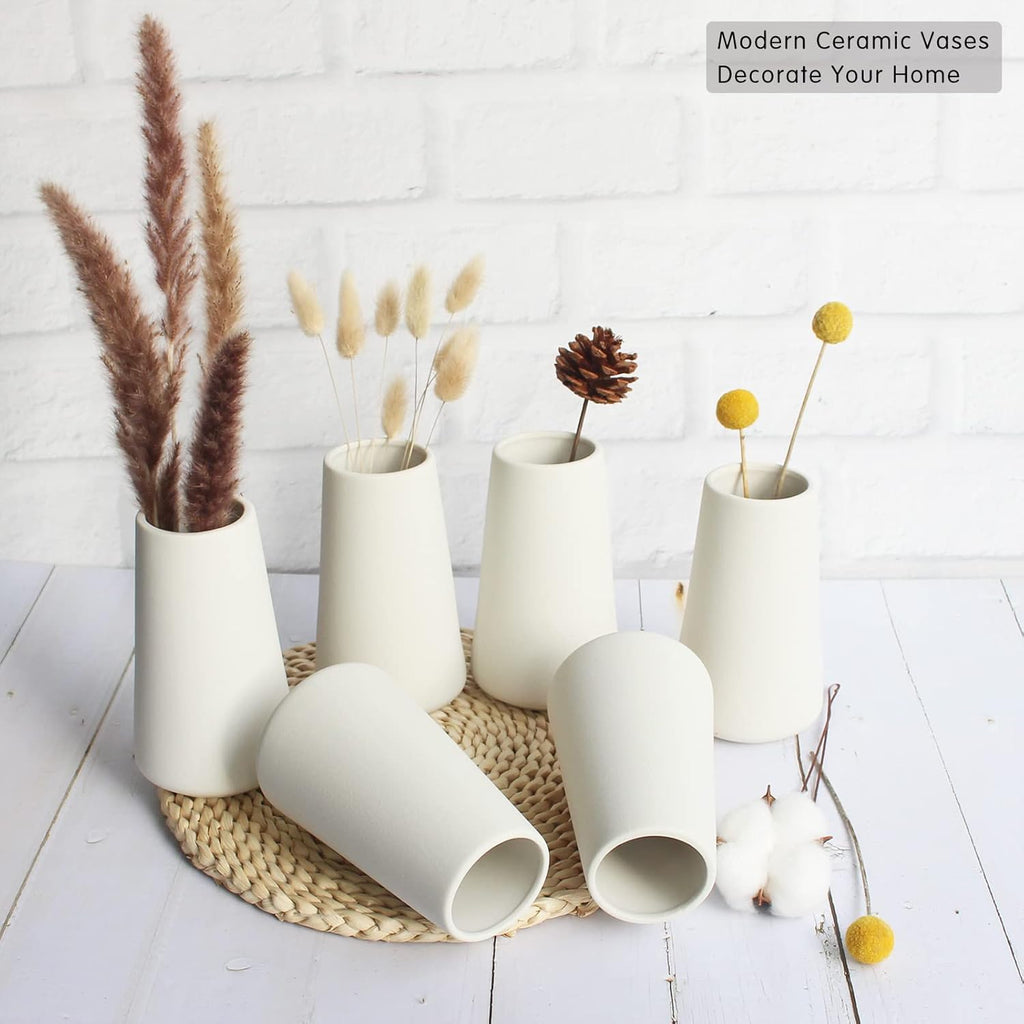 Boho Ceramic Vase — 6" - View 2