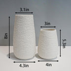 Modern Beige Flower Vase — Set of 2 - View 6