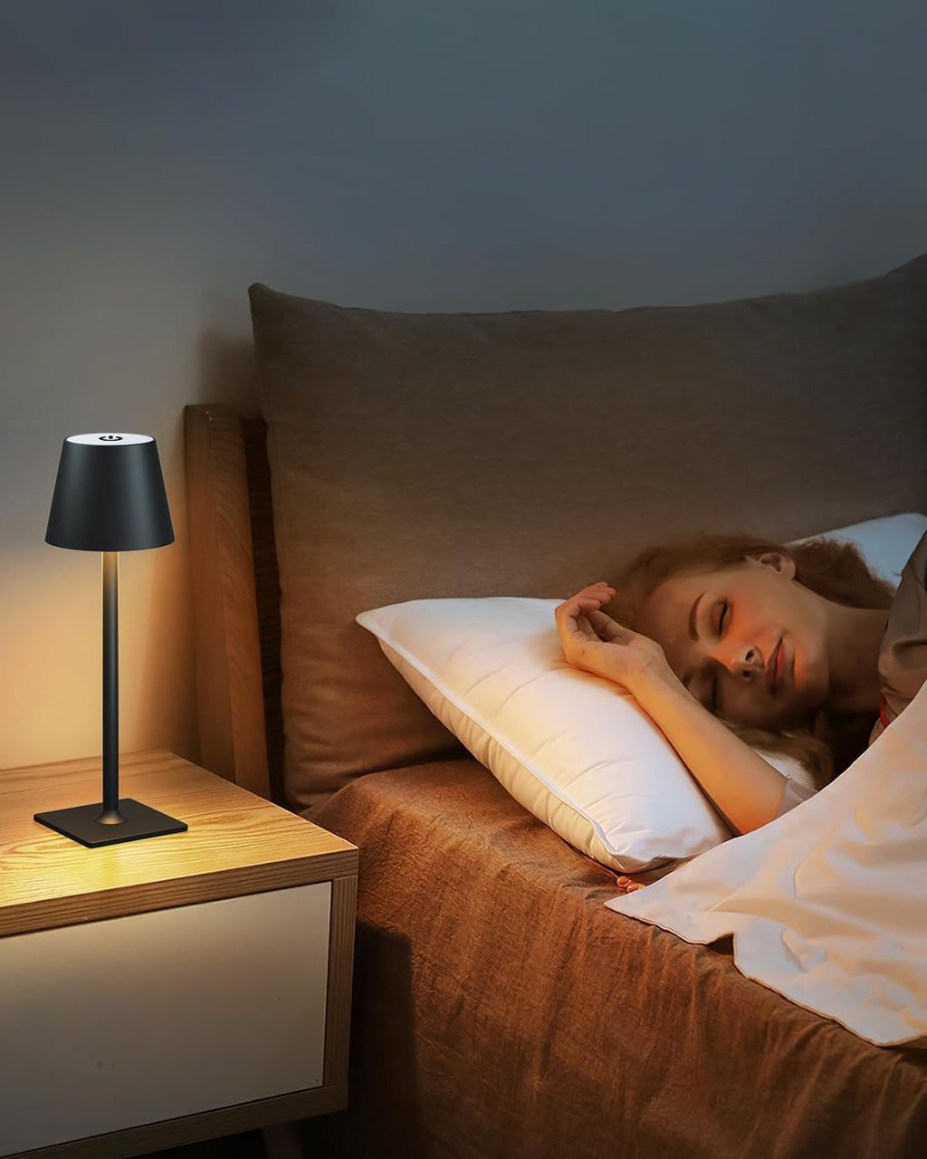 Cordless Black Desk Lamp — Set of 2 - View 9