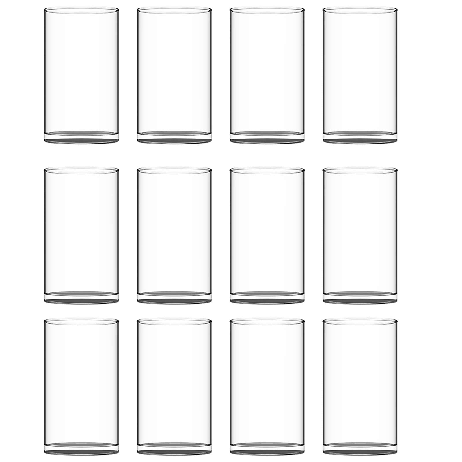 Glass Vase — Set of 12