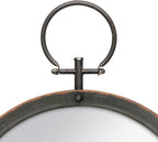 Round Farmhouse Metal Mirror — 21.1" - View 3