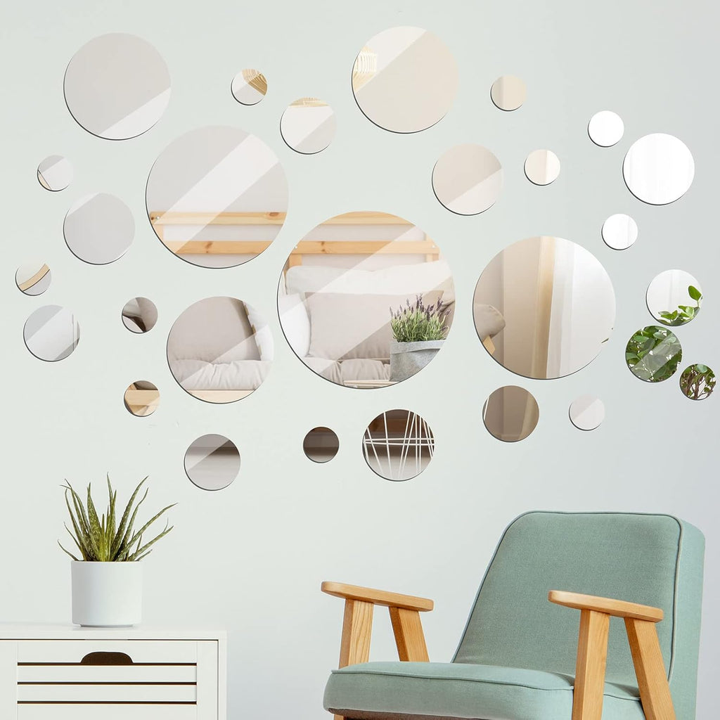 Glass Round Mirror — 10" - View 3