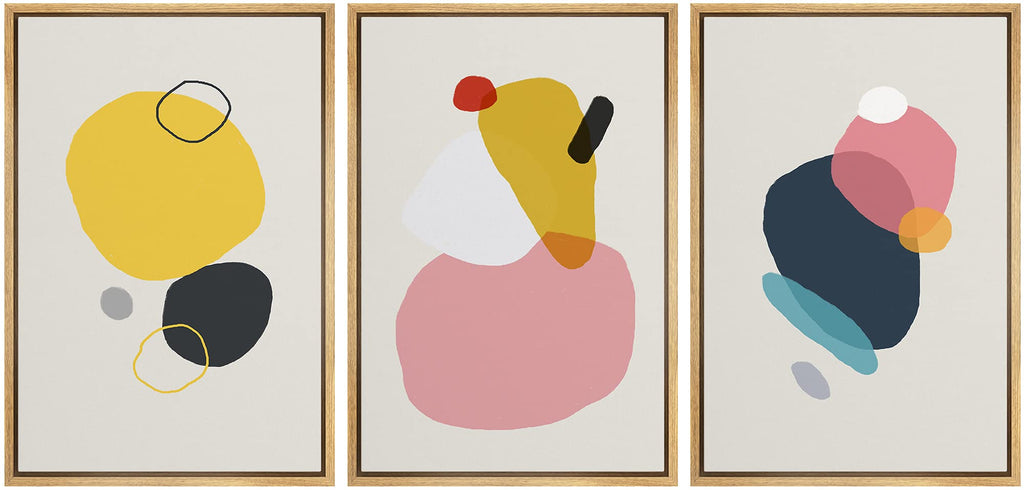 Modern Framed Wall Art — 16"