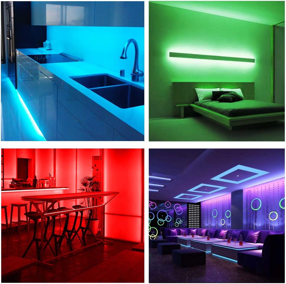 Color Changing Metal LED Strip Lights - View 8