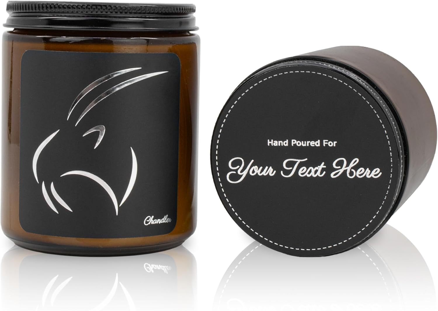 Scented Blue Soy Candle — Capricorn
