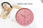 Battery Operated Modern Blue Wall Clock - View 4