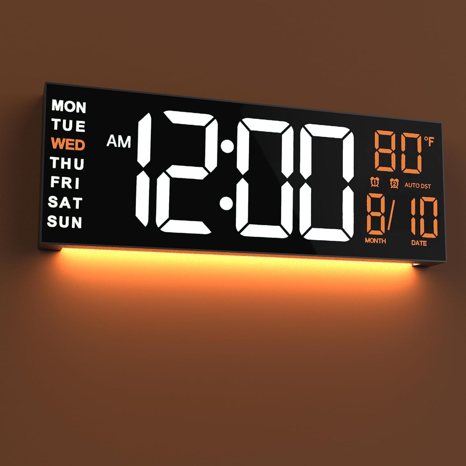 RGB Blue Wall Clock — 16"