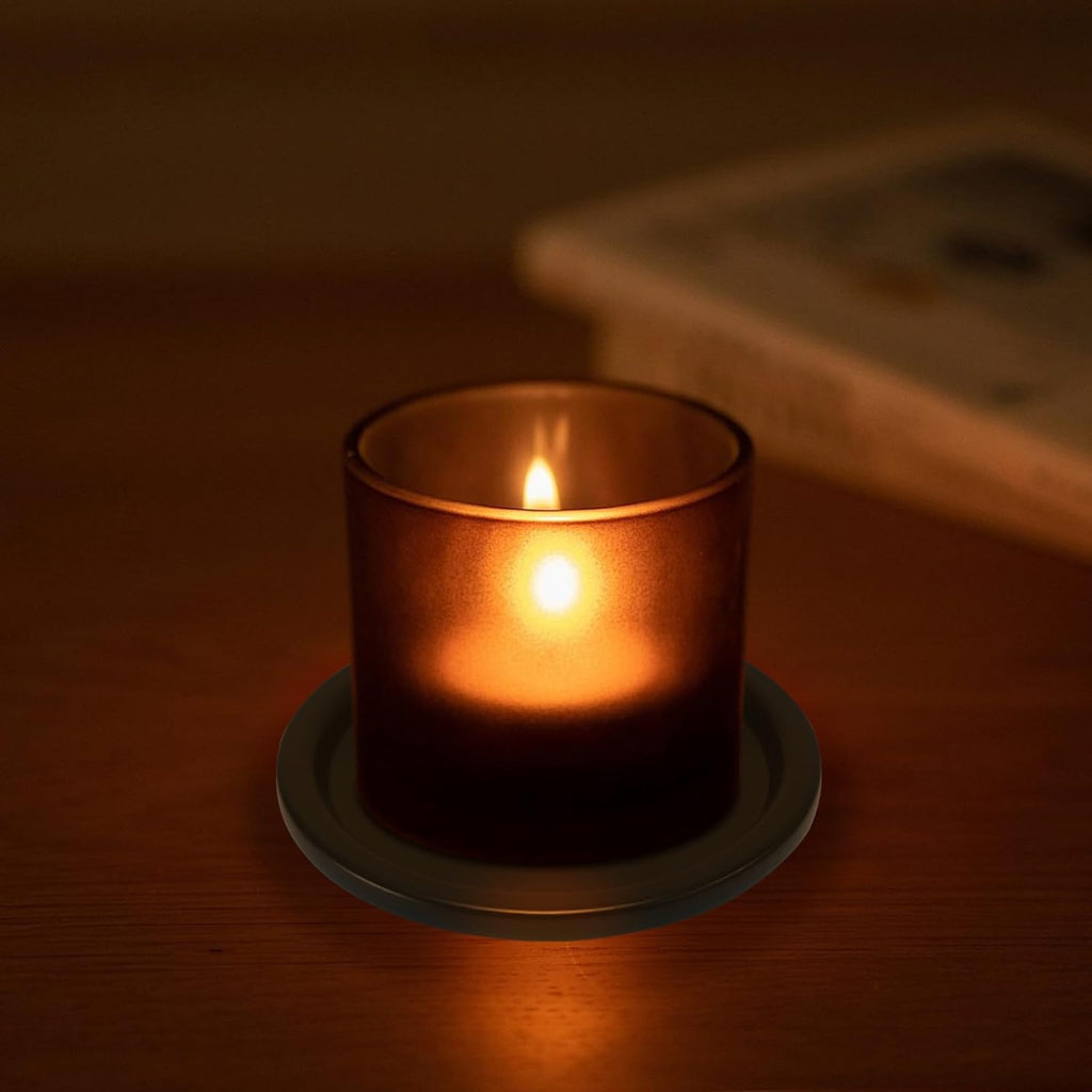 Metal Pillar Candle — 3.8" - View 3