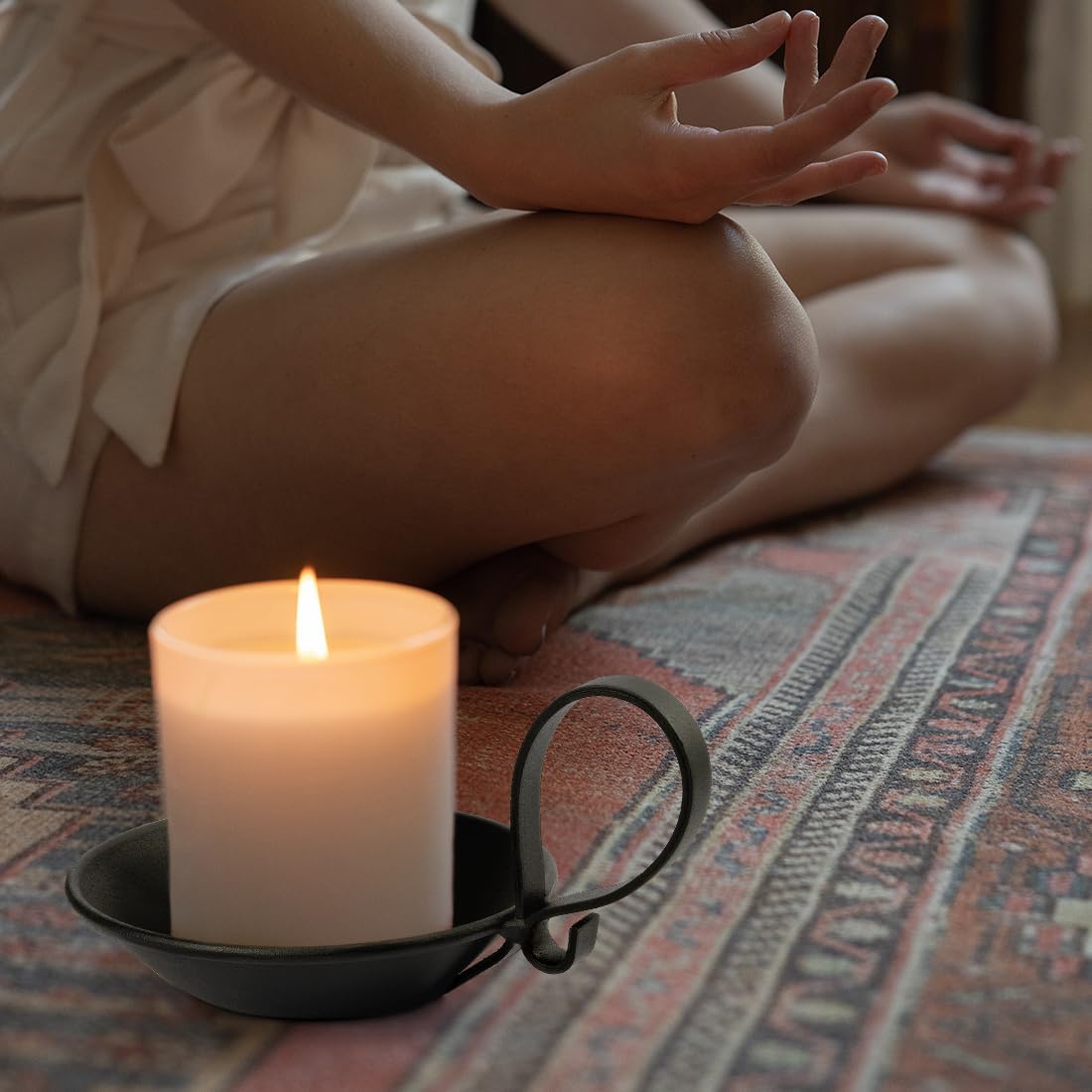 Metal Pillar Candle - View 6