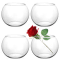 Round Glass Candle — Set of 4