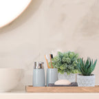 Boho Stone Faux Succulent — Set of 3 - View 5