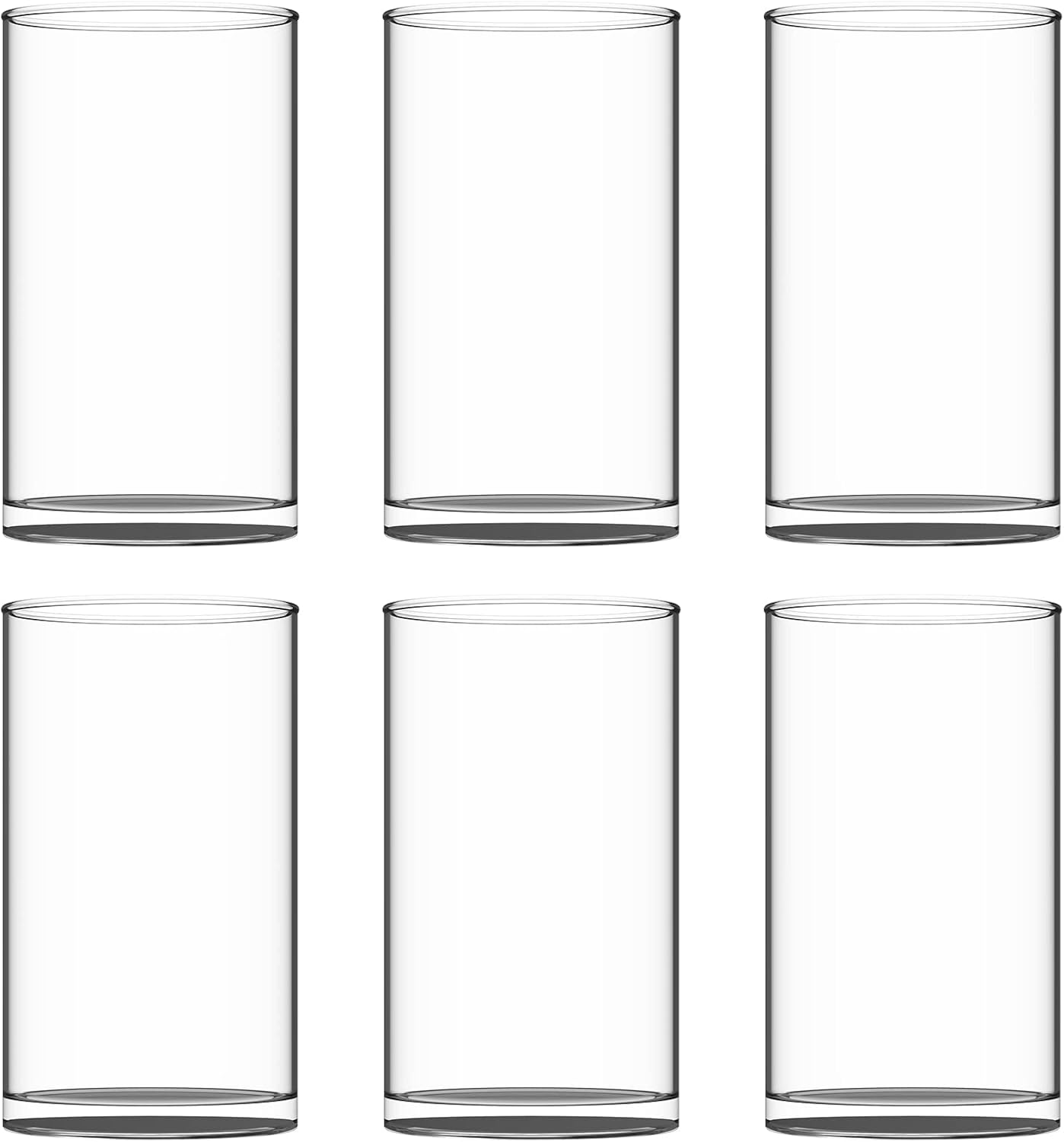 Glass Vase — Set of 12 — 6 Pack