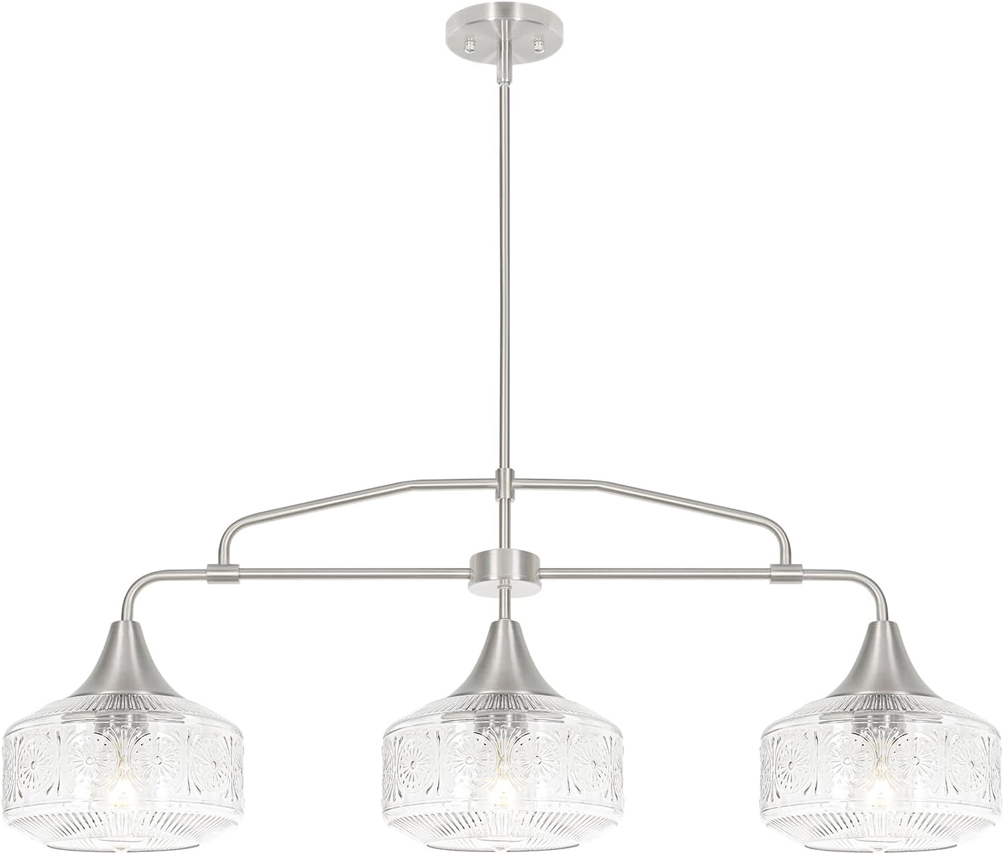 Adjustable Luxe Black Pendant Light — 37.4in