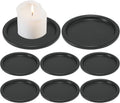 Metal Pillar Candle — 3.8" — 8Pcs