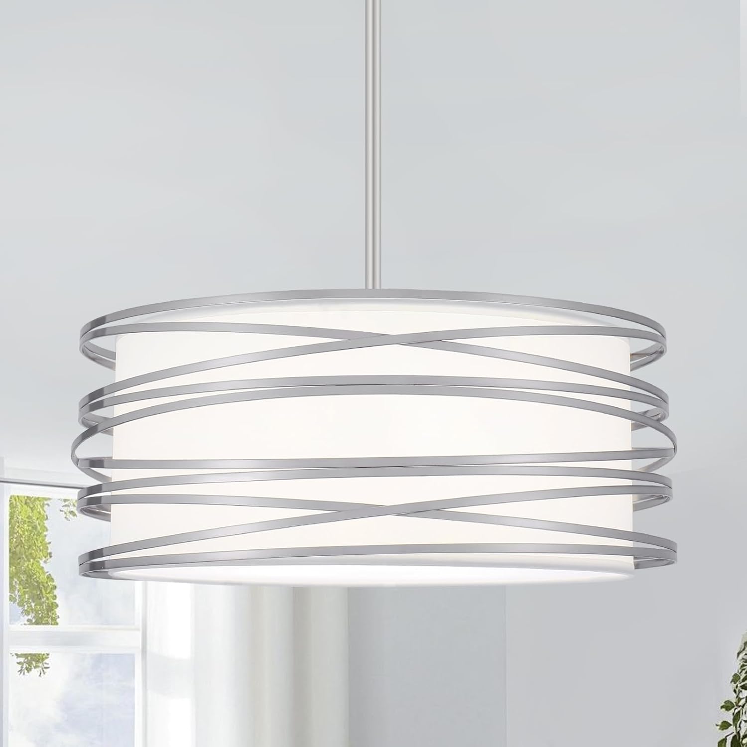 Farmhouse Black Chandelier — 3-Light — 15.7‘’
