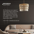 Farmhouse Black Chandelier — 5-Light - View 13