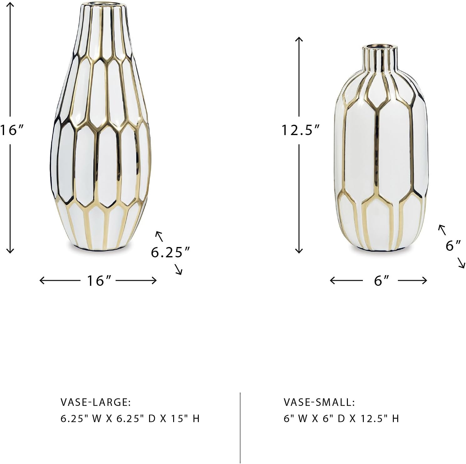 Luxe Ceramic Vase Set - View 4