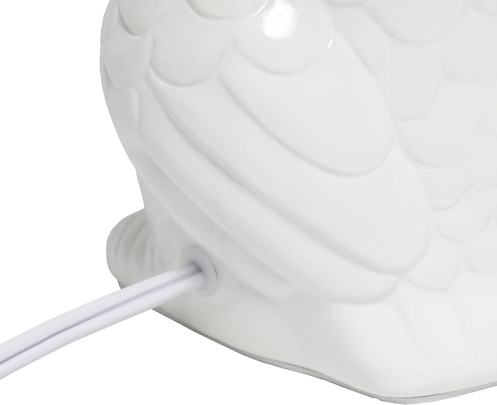 Modern White Desk Lamp — 12.8" - View 13