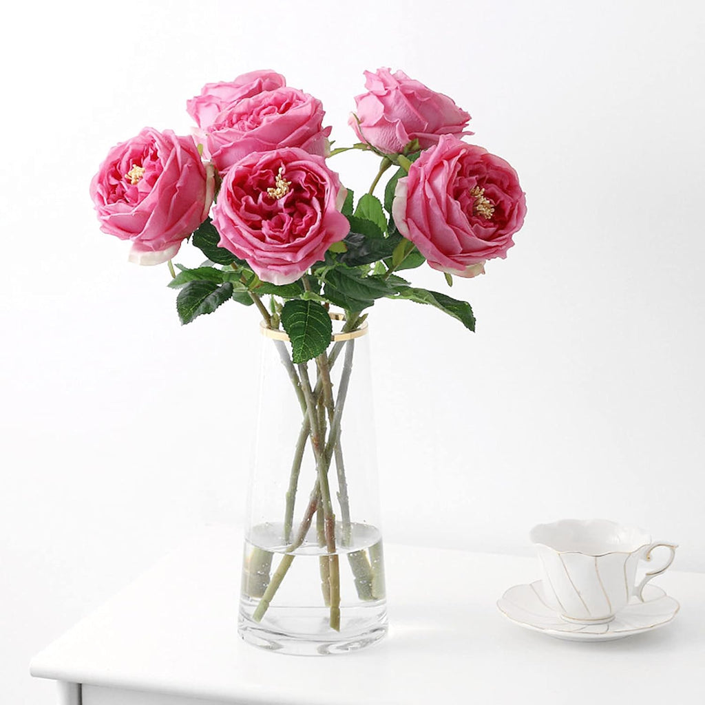 Gold Artificial Flowers — 4 PCS