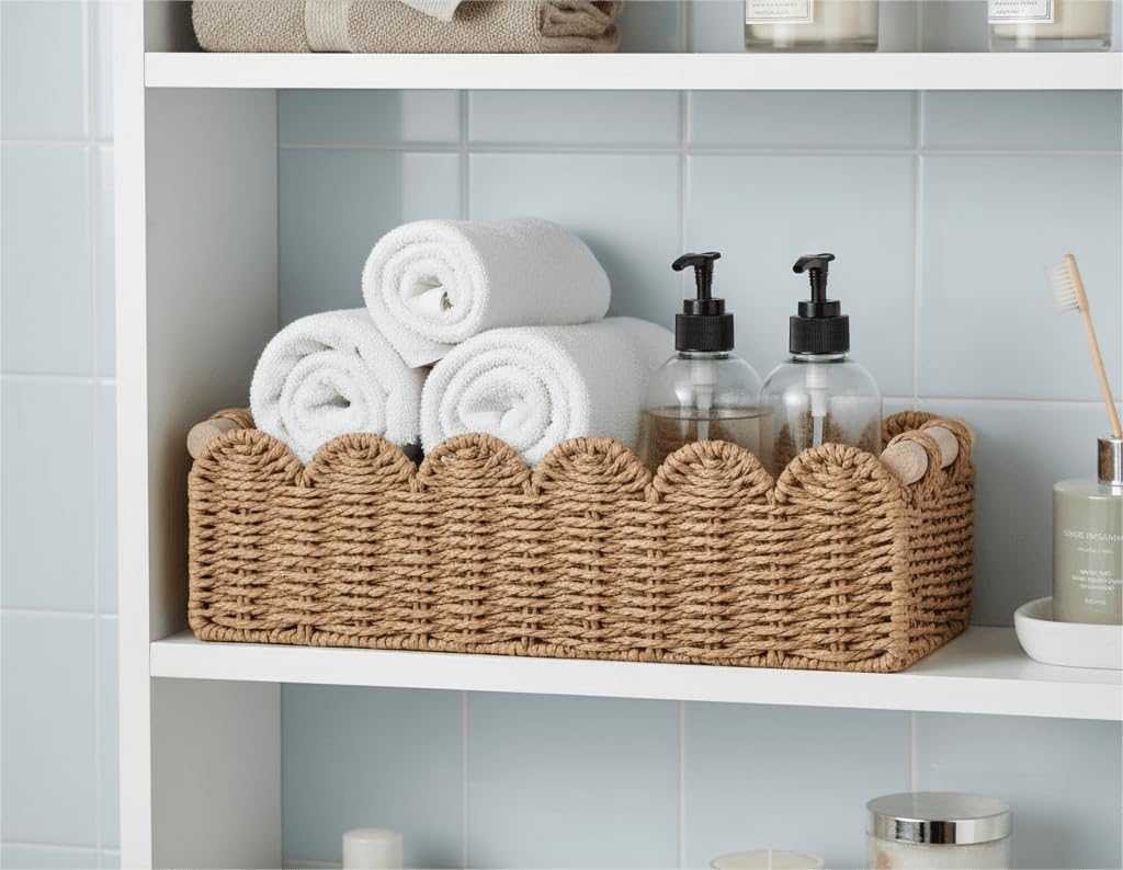 Beige Storage Basket — 14" - View 7