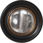 Round Luxe Glass Wall Mirror — 21" — 21"L x 21"W