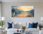 Framed Beige Canvas Wall Art — 40" - View 2