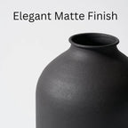 Modern Black Vase - View 6