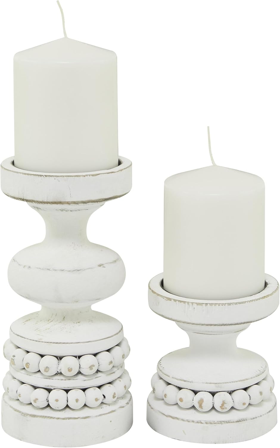 Brown Pillar Candle — 8" — 8", 4"H