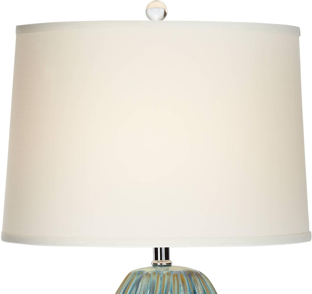 Oval Modern Ceramic Table Lamp — 31" - View 3