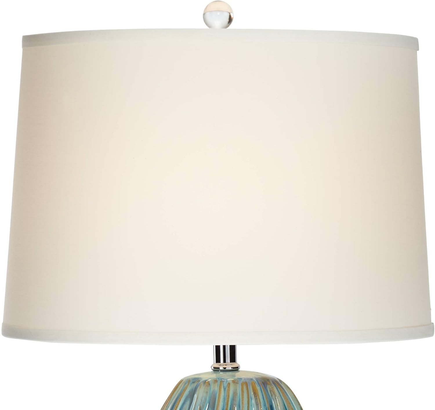 Oval Modern Ceramic Table Lamp — 31" - View 3