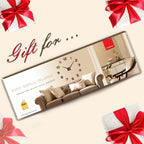 Battery Operated Luxe Black Wall Clock - View 4