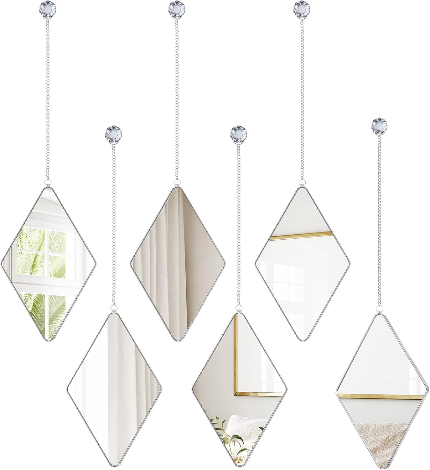 Farmhouse Gold Wall Mirror — Silver