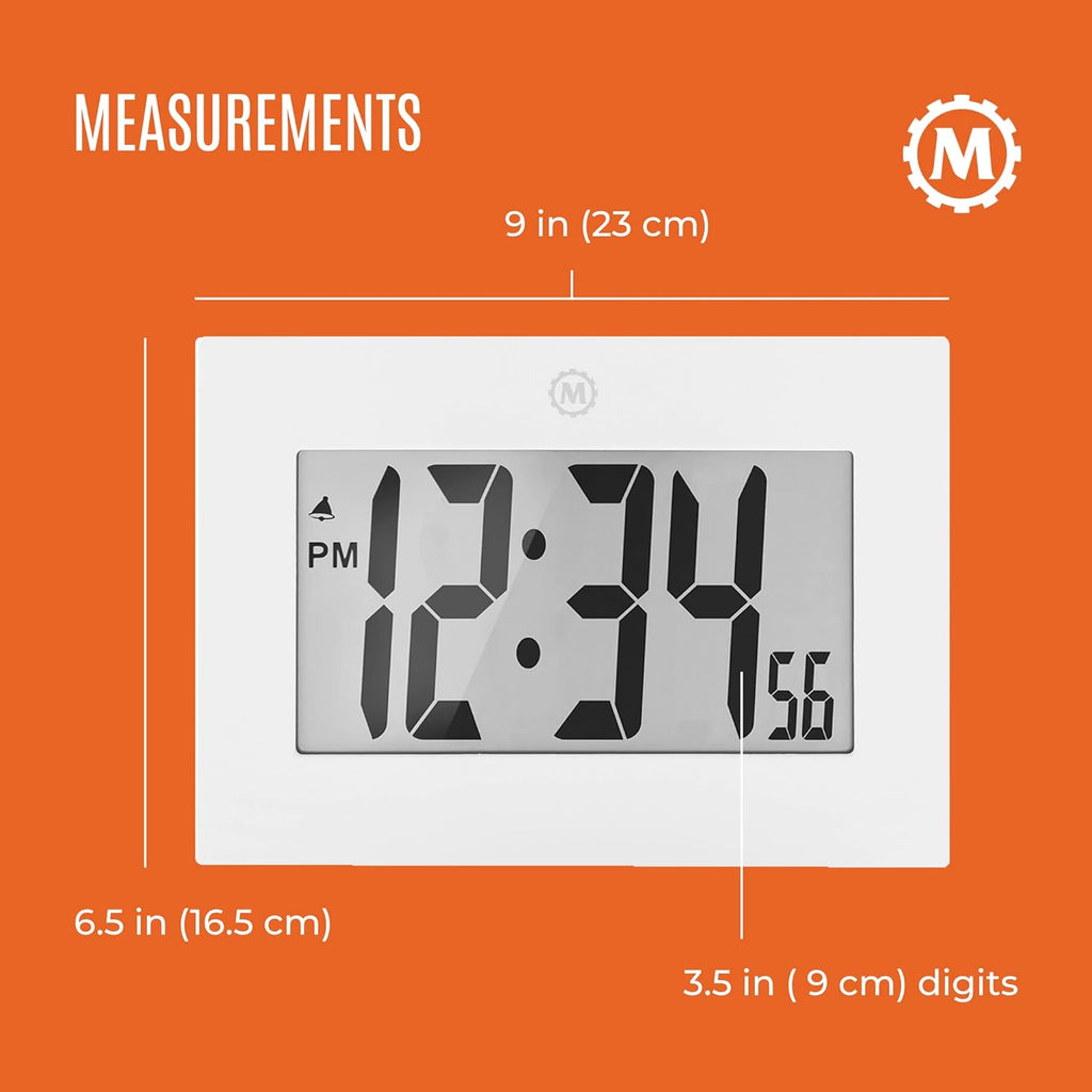 Black Wall Clock - View 8