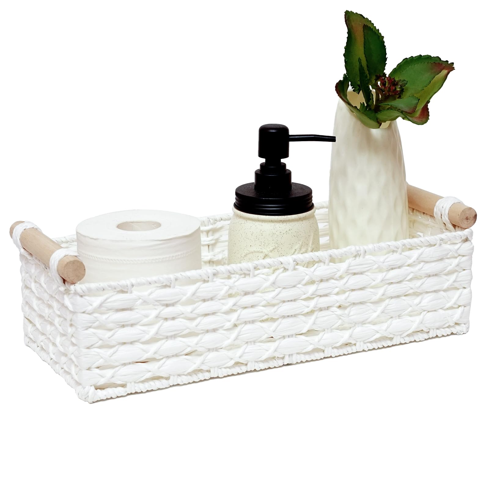 Beige Storage Bin