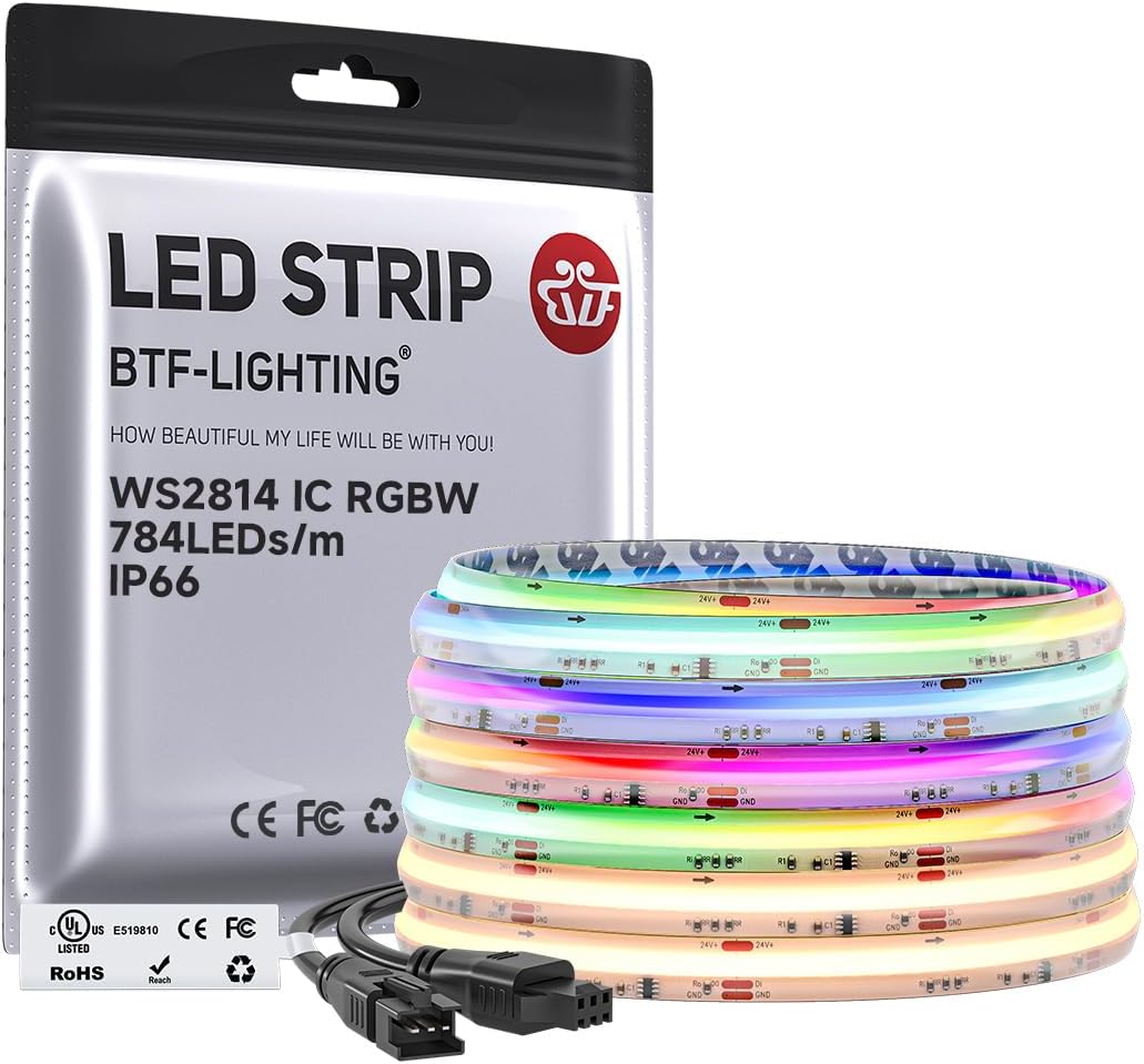Smart Beige LED Strip Light — RGB+Warm White
