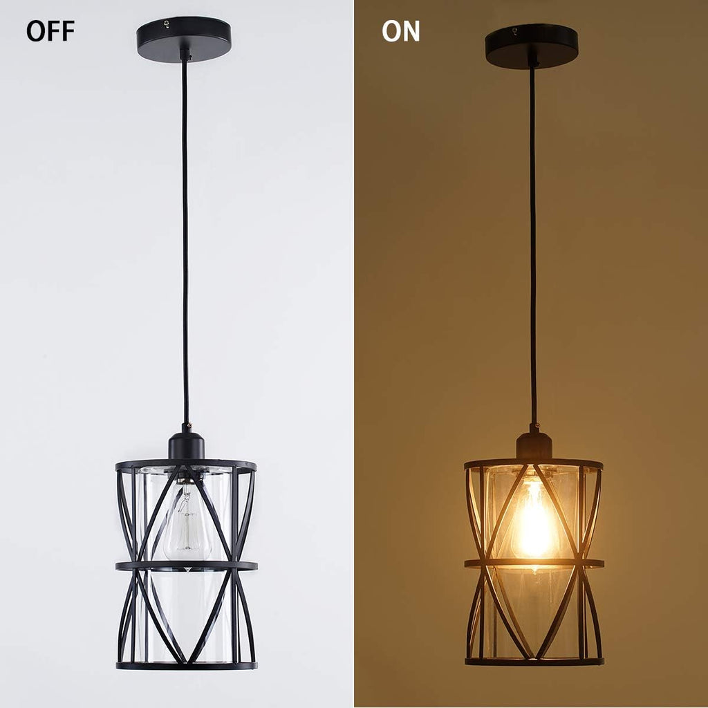 Black Pendant Light - View 4