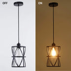 Black Pendant Light - View 4
