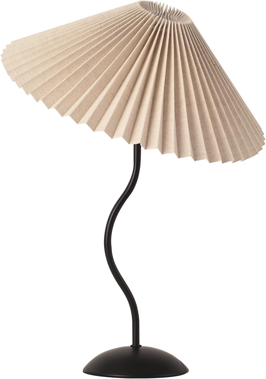 Black Nightstand Lamp — Black