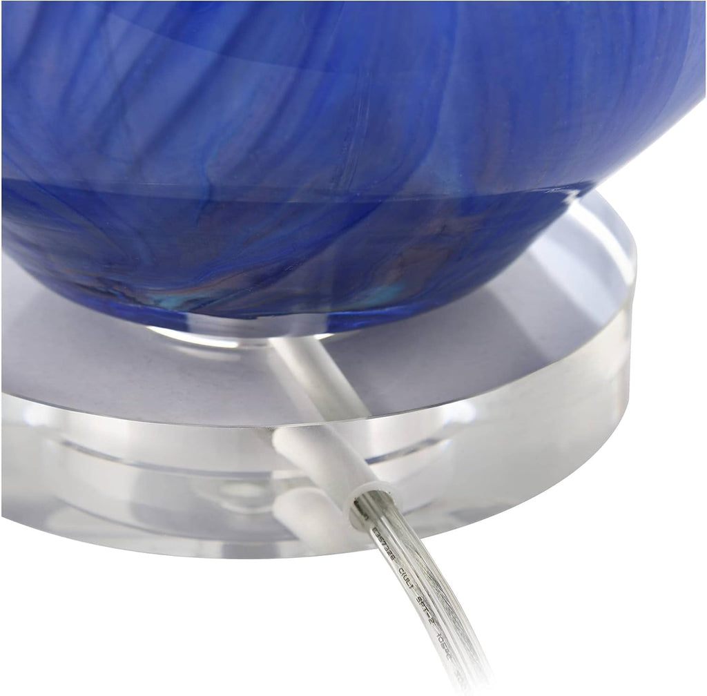 Modern Blue Table Lamp — 29" - View 8